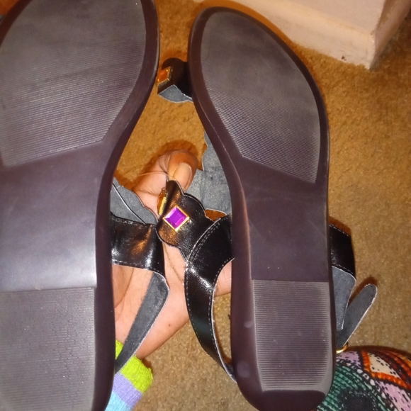 Vtg 60s gladiator Sandals - Picture 2 of 3